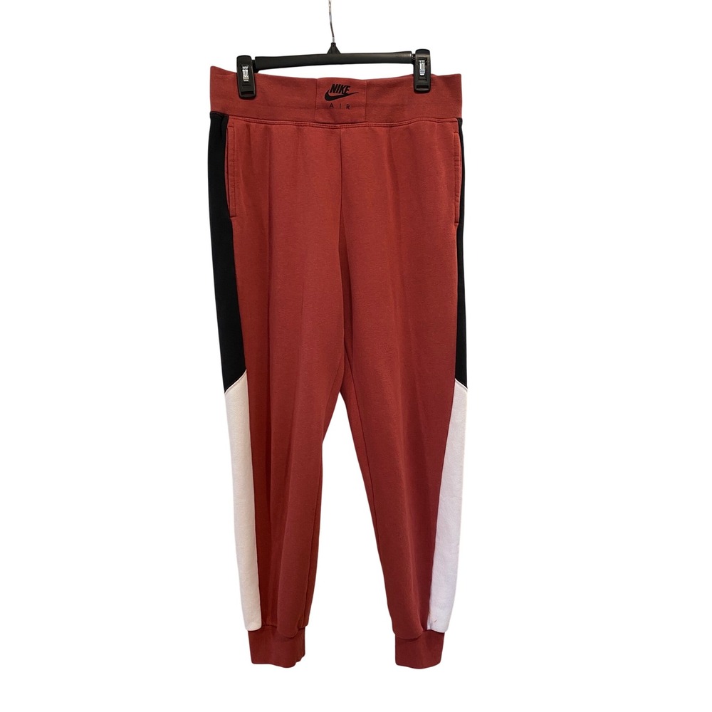 Nike Air CV8573-661 Womens Sportswear Fleece Jogger Pants Cedar‎ Black Medium